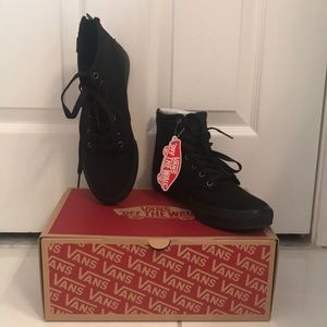Brand New, Never Worn All Black High-Top Vans